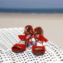 High Heels auf dem Strandkorb